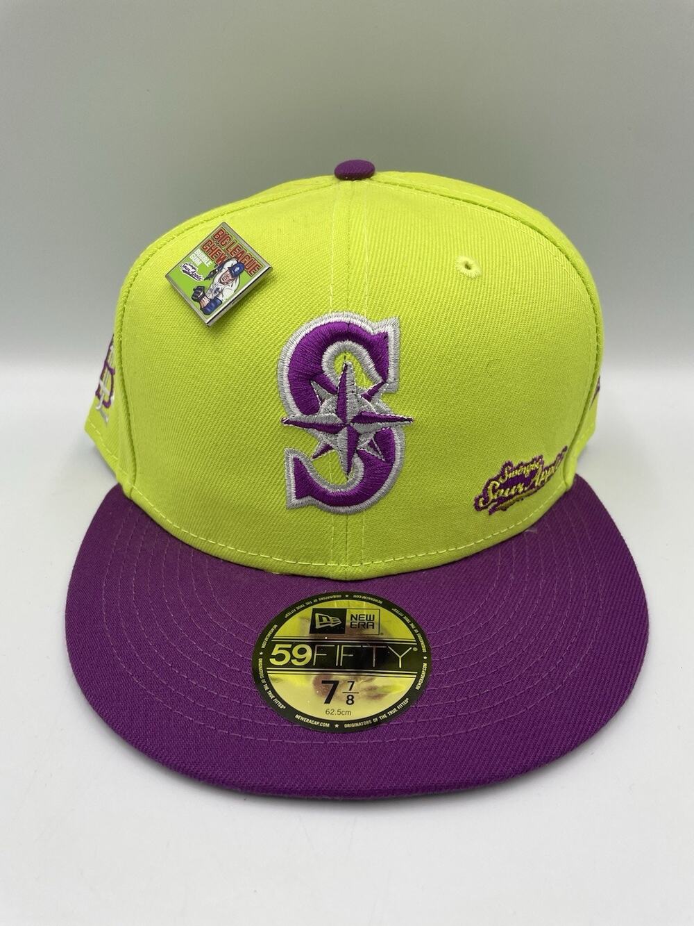 Seattle Mariners New Era Big League Chew Swingin' Sour Apple Flavor Pack 59FIFTY